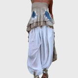 מכנסי שכבות ללא כתפיות של סופיה