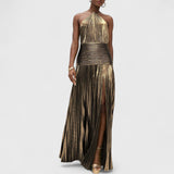 שמלת מקסי מטאלית של מאיה