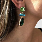 עגילי יהלום משובצים של רוני