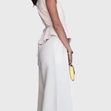 מכנסי קפלים רחבים של יעל