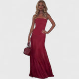 שמלת מקסי סריג של מרים עם צינור