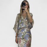 Dafna Satin Floral Shirt