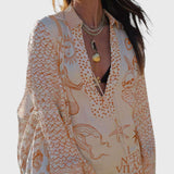 סט הדפס סאטן ורד