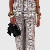 מכנסיים פרחוניים רחבים של ליאור