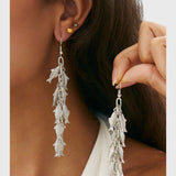 עגילי תליון דג שירה