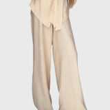 מכנסי רומי אלסטיים רחבים