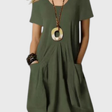 שמלת מיה אלגנטית בז'