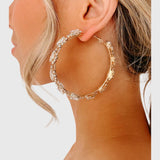 עגילי חרוזים בוהמיים של עדן