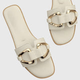 נעלי ליאת עם אבזם זהב