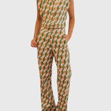 מכנסיים עם הדפס גיאומטרי של ליאת