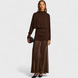 שמלת מקסי שכבתית של טול של אליאנה