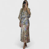 Dafna Satin Floral Shirt