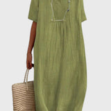 שמלת מידי בגזרה נינוחה של יעל