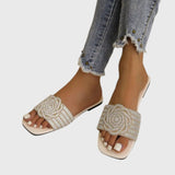Tamar Rhinestone Flats