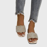 Tamar Rhinestone Flats