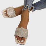 Tamar Rhinestone Flats