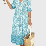 שמלת מידי פרחונית איירית של תמר