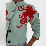 Gal Octopus Knit Cardigan