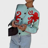 Gal Octopus Knit Cardigan