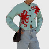 Gal Octopus Knit Cardigan