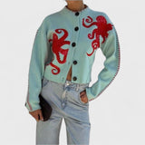 Gal Octopus Knit Cardigan
