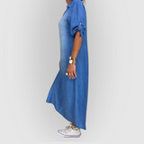 שמלת מקסי ג'ינס של Lea