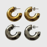 עגילי בוניטה מעוגלים