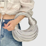 תיק זהב אופנתי של מאיה