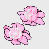 עגילי פרחים צבעוניים של יארה