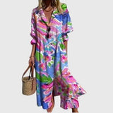 שמלת מקסי בוהמית של Leah Luxe