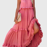 שמלת מקסי עם קפלים של Eden Breeze