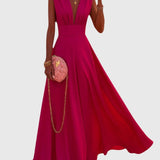 שמלה בצבע אחיד של דנה