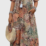 שמלת מידי פרחונית אלגנטית של Noa