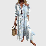 שמלת מקסי בוהמית של Leah Luxe