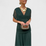 שמלת מקסי פרחונית של נגה