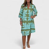 שמלת אביב זוהרת של יעל