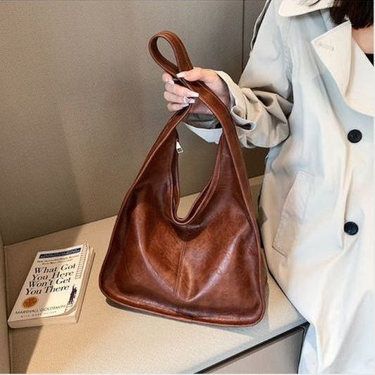 תיק כתף מעור רונית