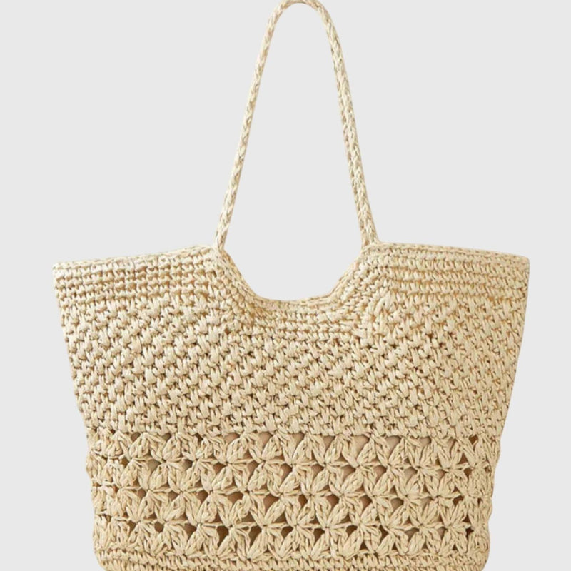 תיק קש ארוג של נאוה