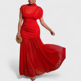 שמלת סריג בצבע חום של טליה