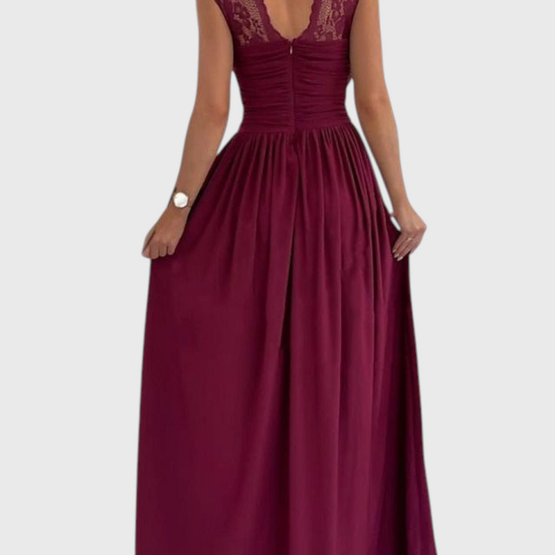 שמלת מקסי תחרה של מיכל