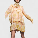 שמלת מיני פרפר של שני