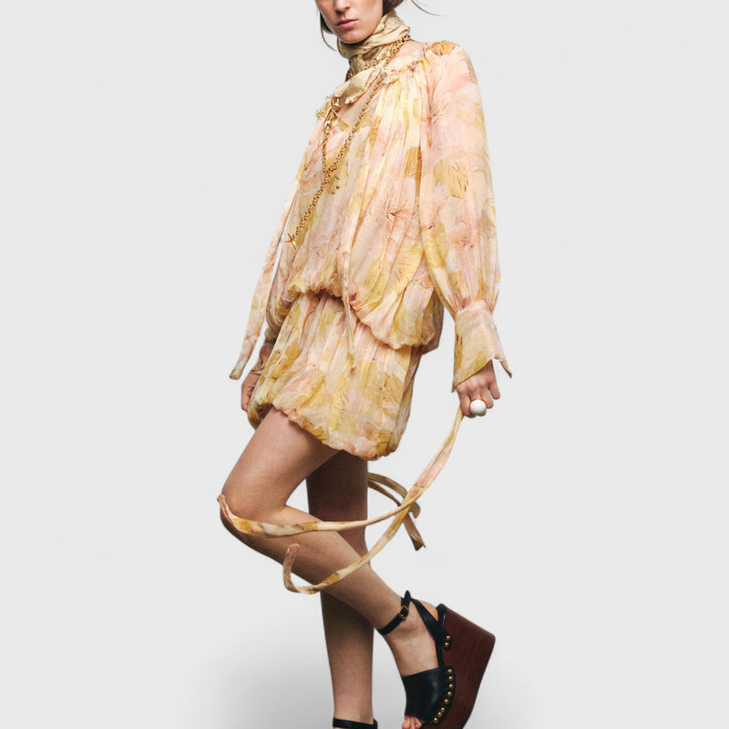 שמלת מיני פרפר של שני