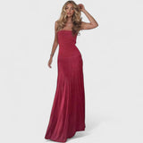 שמלת מקסי סריג של מרים עם צינור