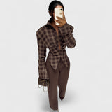 חולצת משובצת תמר