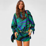 שמלת מיני אבסטרקטית של ליאל