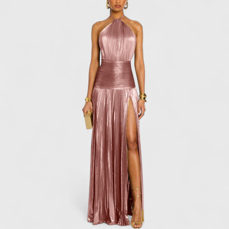 שמלת מקסי מטאלית של מאיה