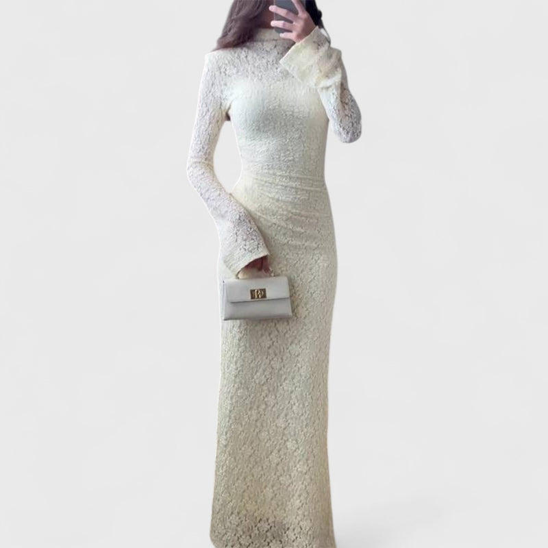 שמלת מקסי תחרה יארה