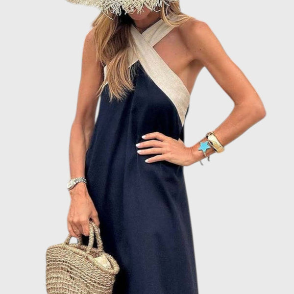 שמלת שירה עם צווארון צלב