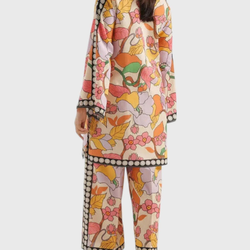 מכנסי אורלי עם גווני צבע אתניים