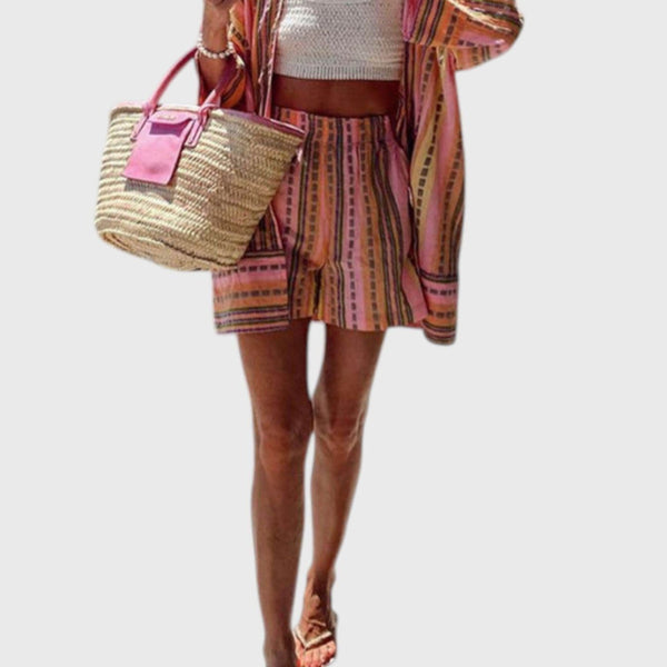 סט הדפסים מופשט של תמר